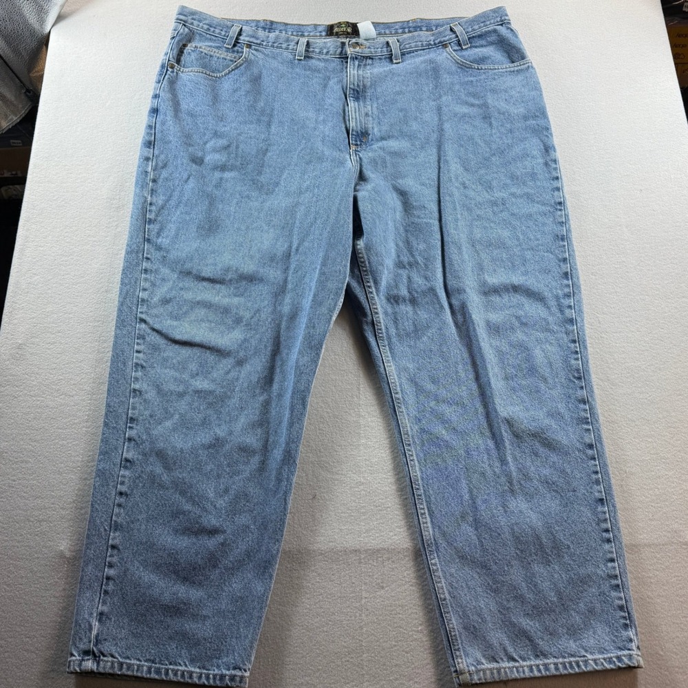 RedHead Loose Fit Jeans Mens 52x32 Blue Denim 100% Cotton